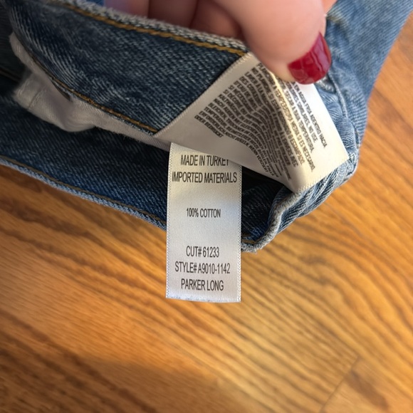 Agolde Parker Long Shorts - Picture 4 of 4